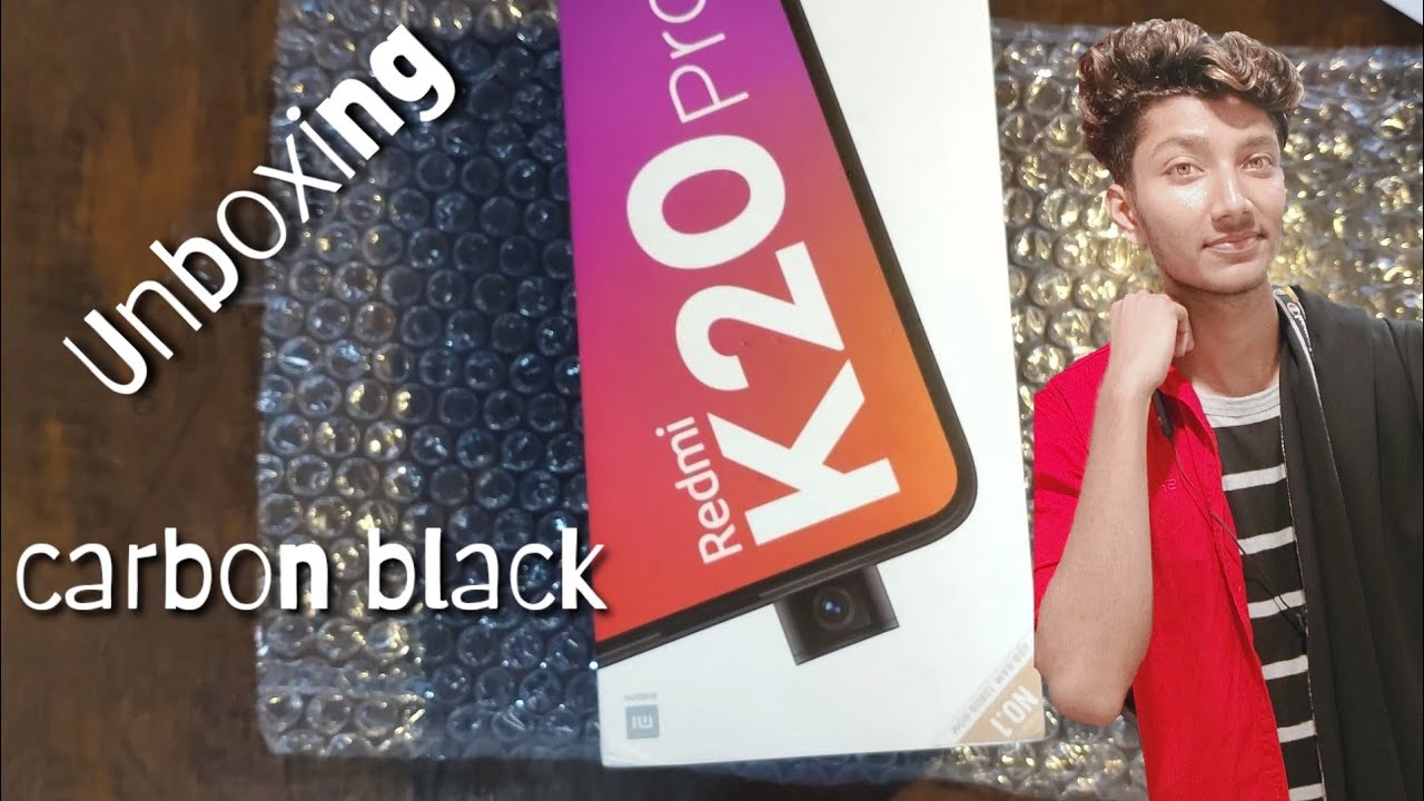 Redmi K20 pro unboxing / carbon black editon unboxing