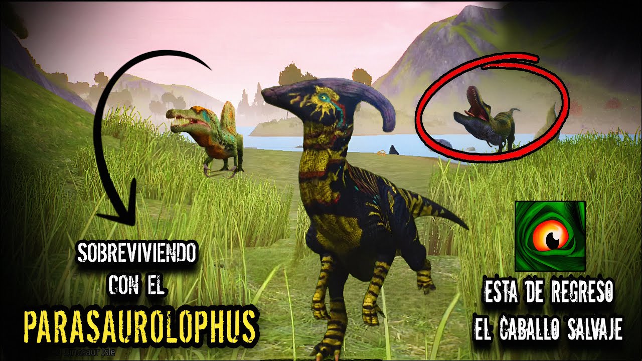 SOBREVIVIENDO CON EL CABALLO PREHISTÓRICO, EL PARASAUROLOPHUS 🔥 