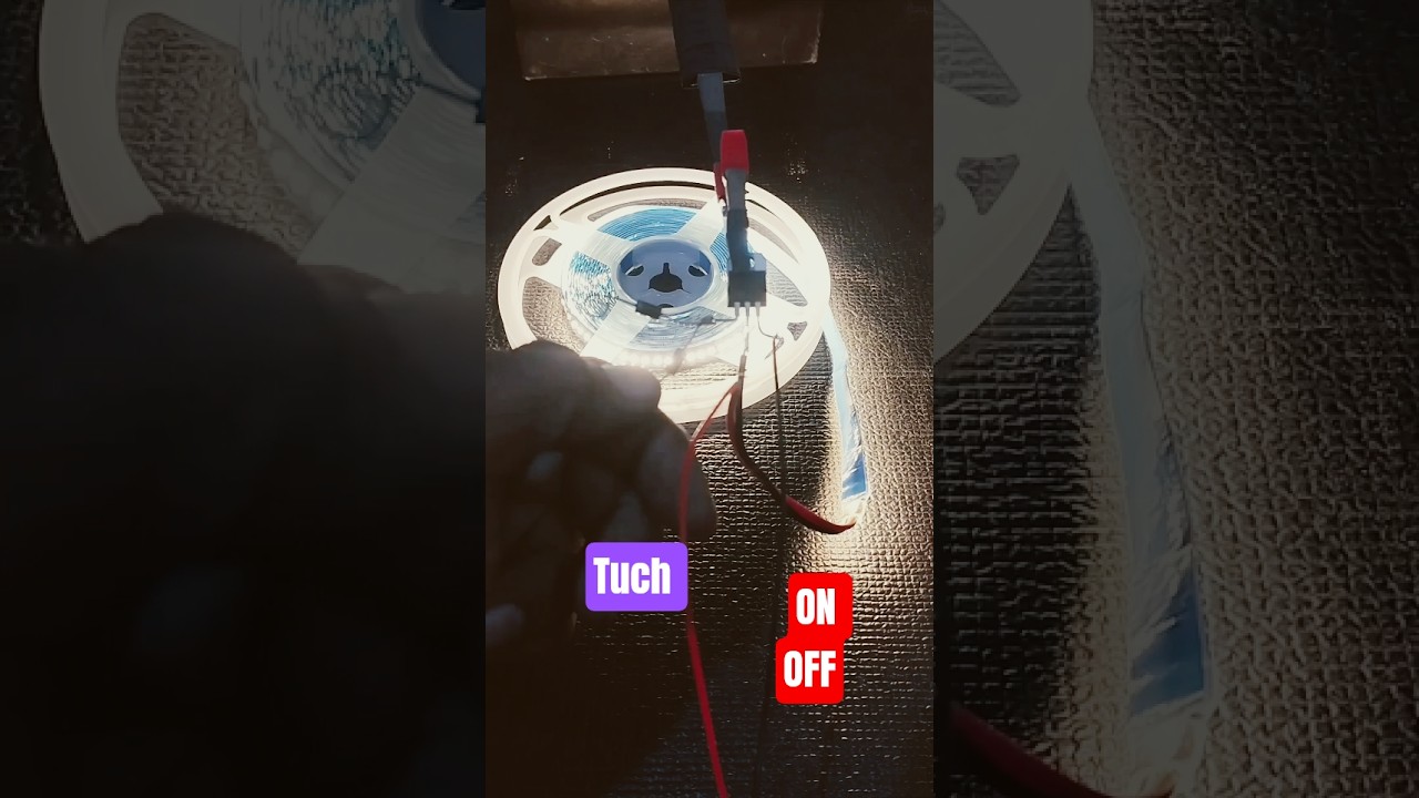 MOSFET Touch ON OFF Switch Circuit | Touch Sensor Switch using MOSFET | Electronics Project|diy