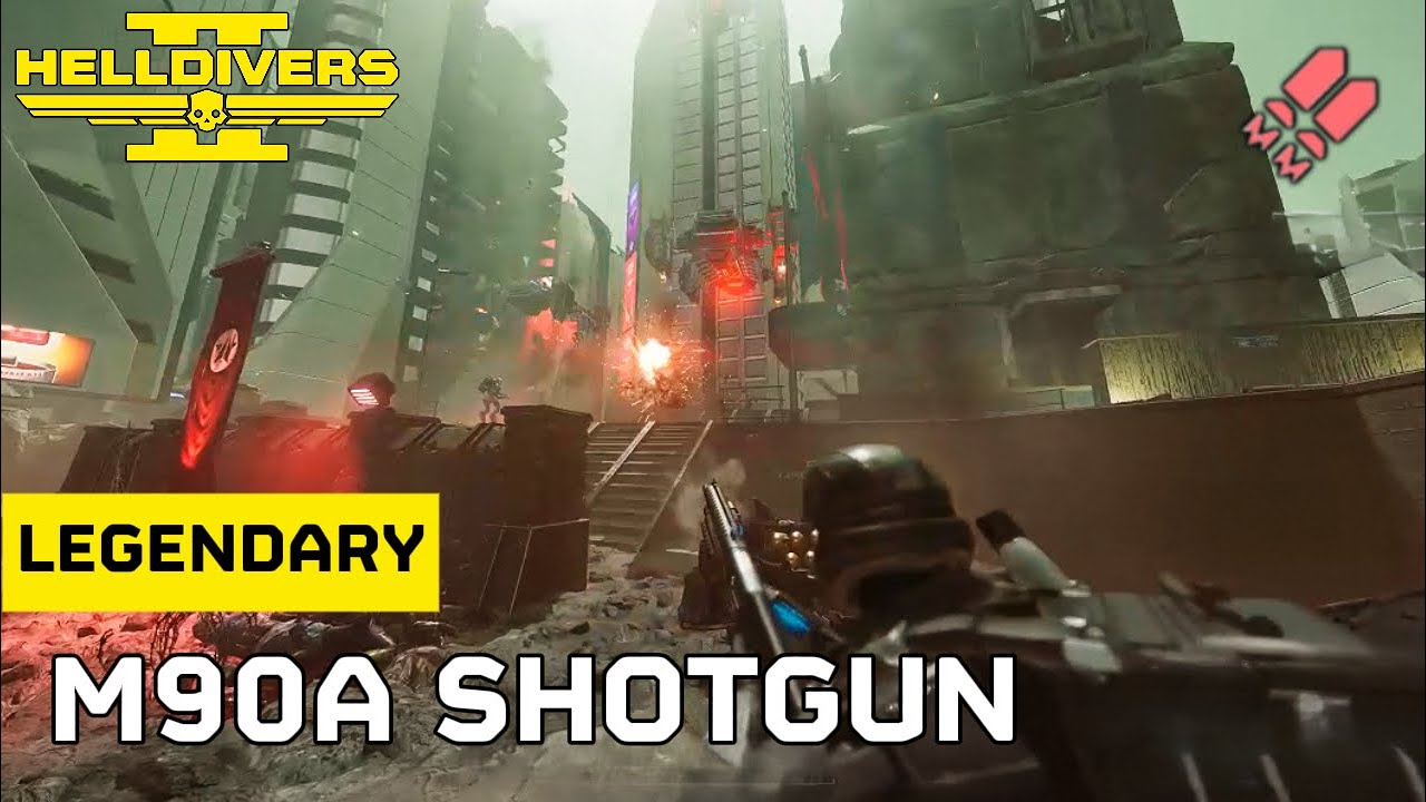 Halo ODST M90A Shotgun Gameplay | HELLDIVERS 2 (SUPER HELLDIVE - 10)