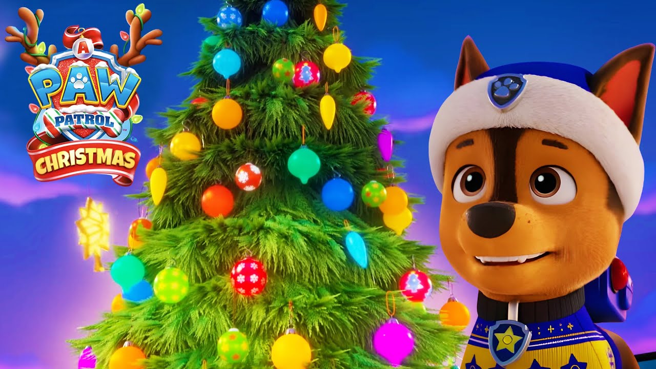 It's Time to Put Up the Christmas Tree!🎄 - A PAW Patrol Christmas - PAW Patrol -Cartoons for Kids