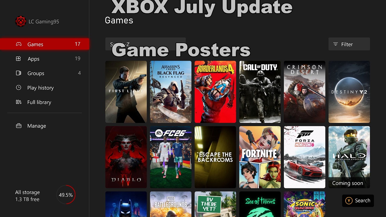 XBOX July Update 2026 - New Features