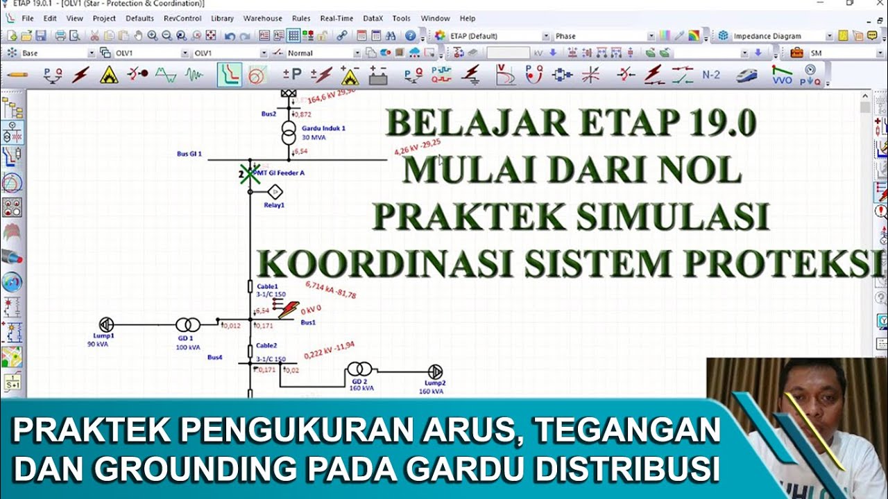 Belajar ETAP || Koordinasi Sistem Proteksi || Praktek ETAP dari Nol || Relay Proteksi ETAP