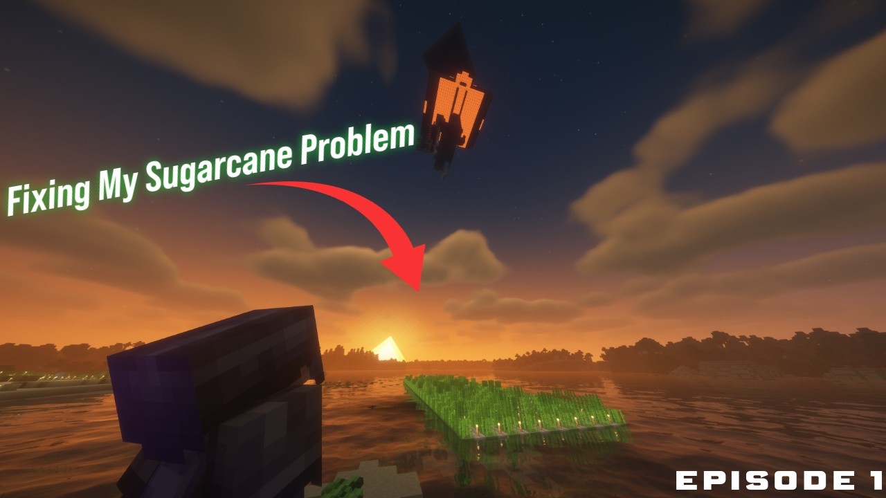 Fixing My Sugar Cane Problem in Minecraft Survival