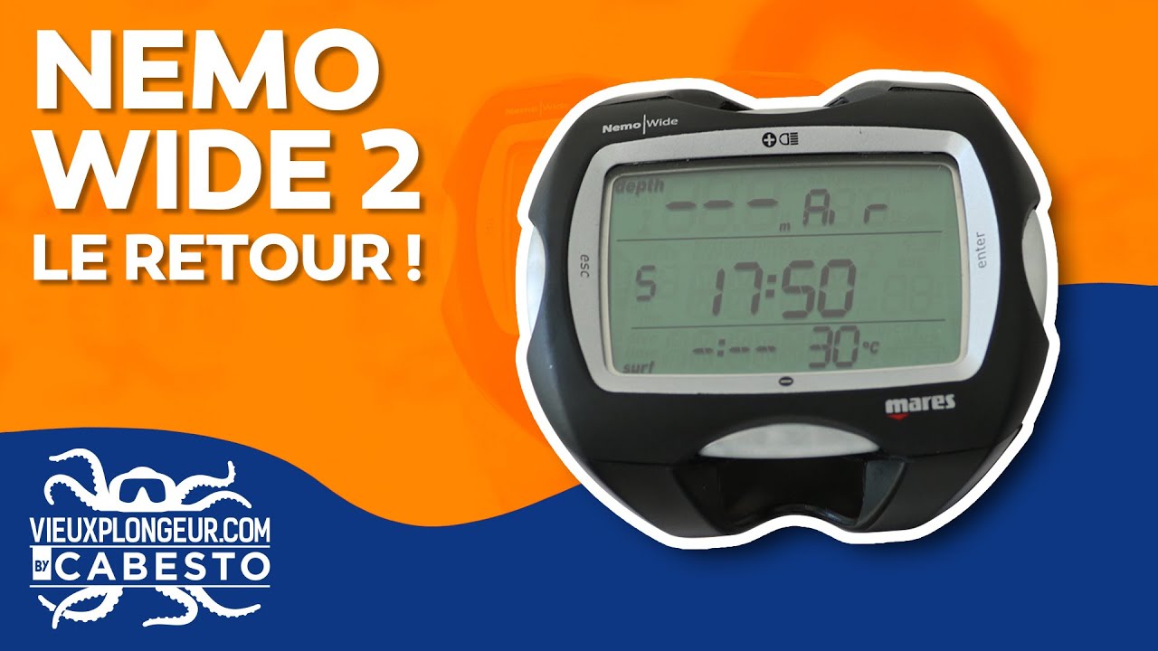 Avis sur l'ordinateur de plongée NEMO WIDE 2 MARES