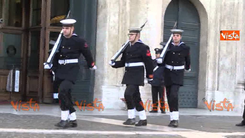 MONTECITORIO IL CAMBIO DELLA GUARDIA - IMMAGINI