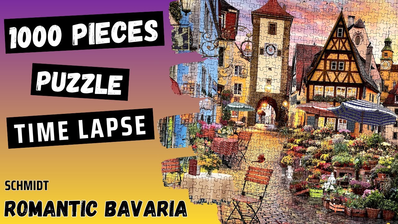Romantic Bavaria 1000 Pieces Schmidt Puzzle | Time Lapse