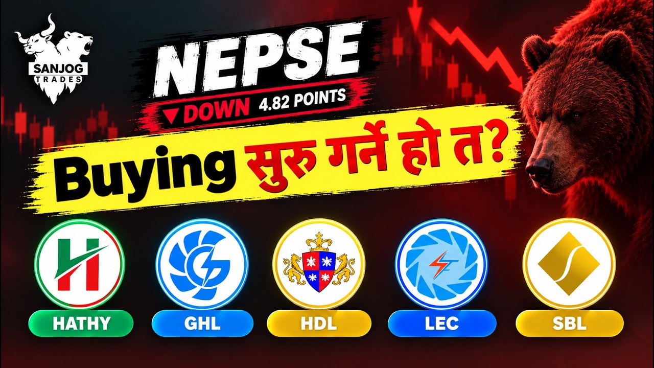 NEPSE Down 4.82 Points &mdash; Is It Time to Start Buying ? |