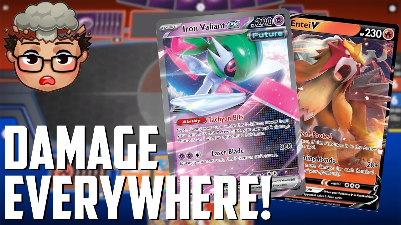 Iron Valiant ex and Entei V Spread Damage EVERYWHERE! - (Pokemon TCG Deck List + Matches)