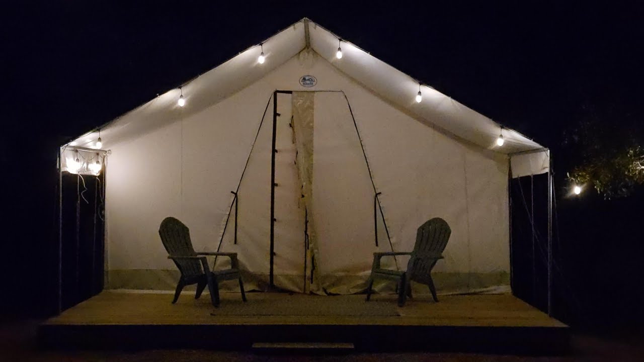 Timberline Glamping Company in Orange Beach Alabama as well as Cooking
