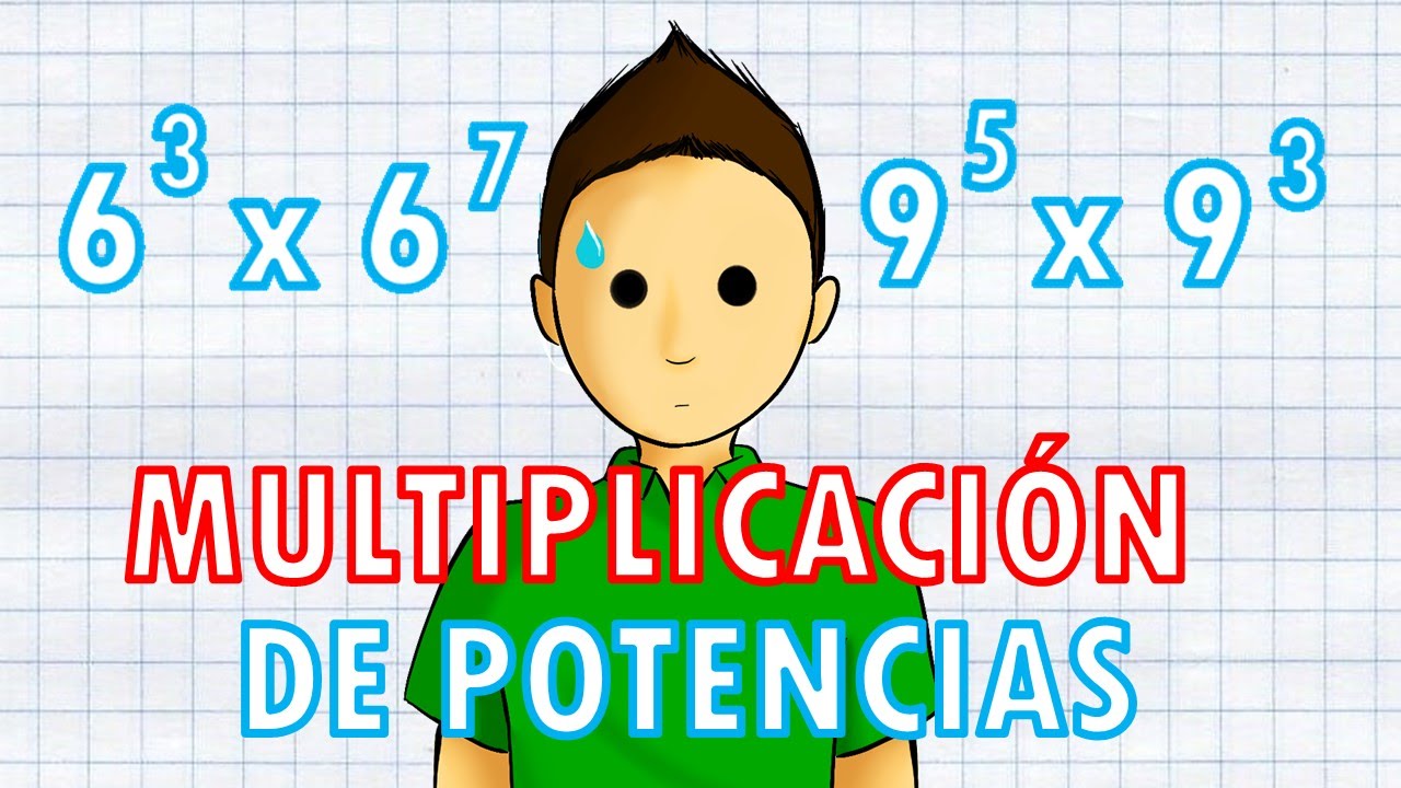 MULTIPLICACIÓN DE POTENCIAS CON LA MISMA BASE Super facil
