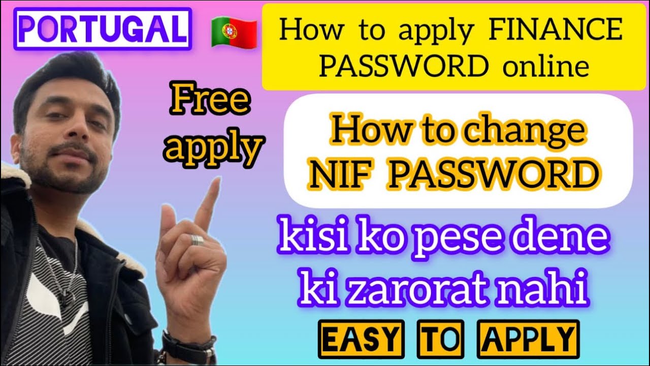 How to Apply NIF PASSWORD & Change NIF Password in Portugal 🇵🇹