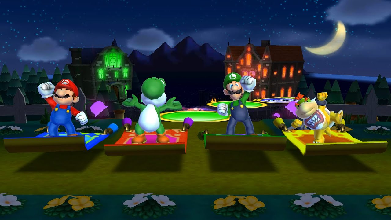 Mario Party Island Tour Kamek's Carpet Ride Mario Vs Rivals Players