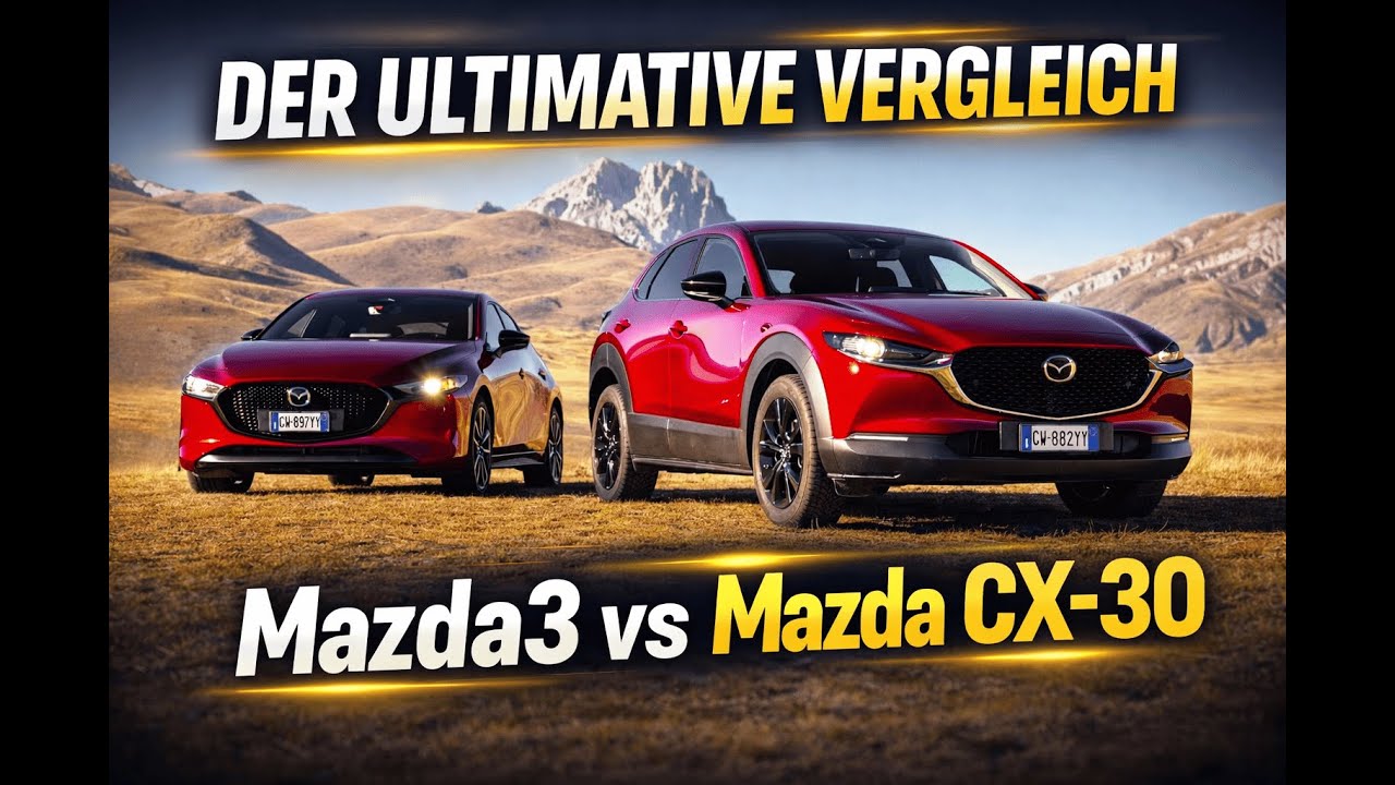 Mazda CX-30 vs. Mazda3: Welcher ist besser? Der große 10.000 km Vergleich! (Verbrauch & Test)