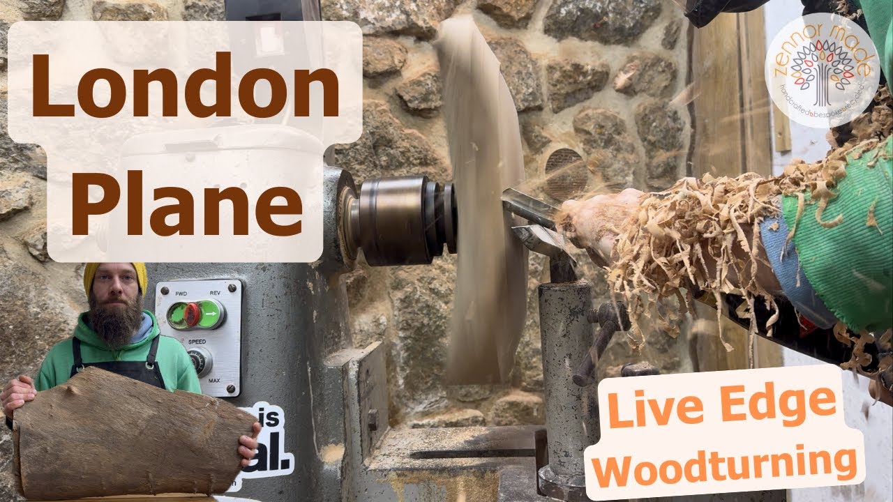 LONDON PLANE - Woodturning Live Edge Bowl
