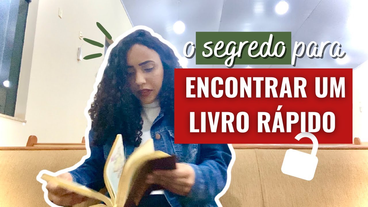 COMO ENCONTRAR UM LIVRO NA BÍBLIA MAIS RÁPIDO + Material de apoio