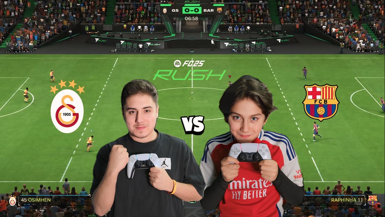 ABİMLE FİFADA MAHALLE MAÇI YAPTIK !! FİFA 25 RUSH