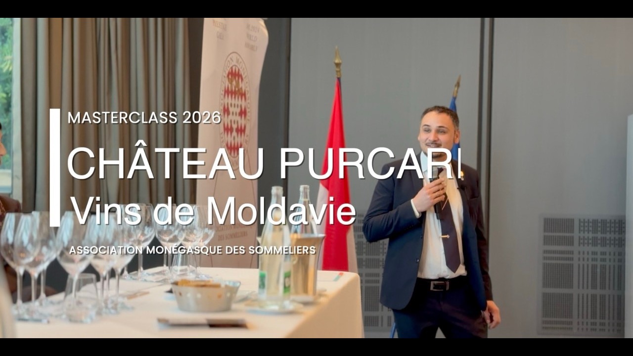 Masterclass Château PURCARI (part 1/2) Association monégasque des Sommeliers (réal: G. EXPOSITO)