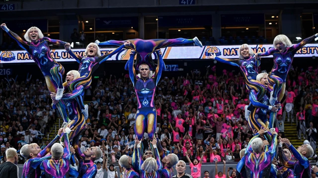 NU PEP SQUAD 2024 | FULL ROUTINE (UST SIDE ) UAAP CHEERDANCE COMPETITION #UAAPCDC2024