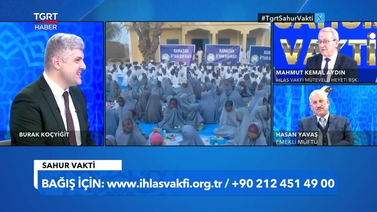 İhlas Vakfı Başkanı Mahmut Kemal Aydın TGRT HABER'de Hasan Yavaş Hoca ile Sahur Vakti Programında