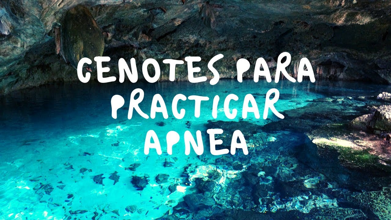 Apnea en los cenotes de Quintana Roo, México