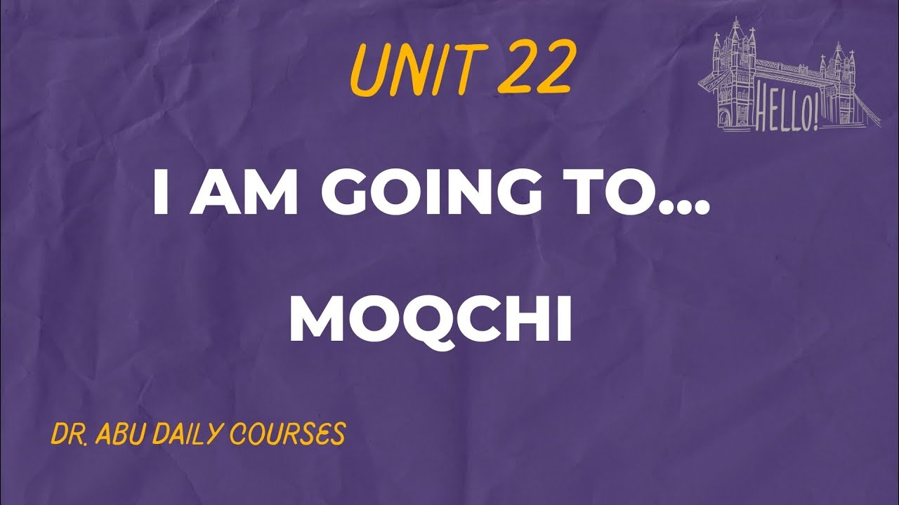I AM GOING TO (MOQCHI ) |   RED MURPHY UNIT 22