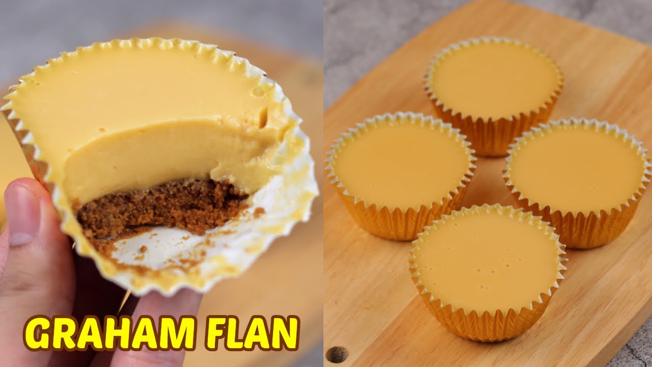 Кексы Graham Flan [без пара, без выпечки, без духовки и без миксера]