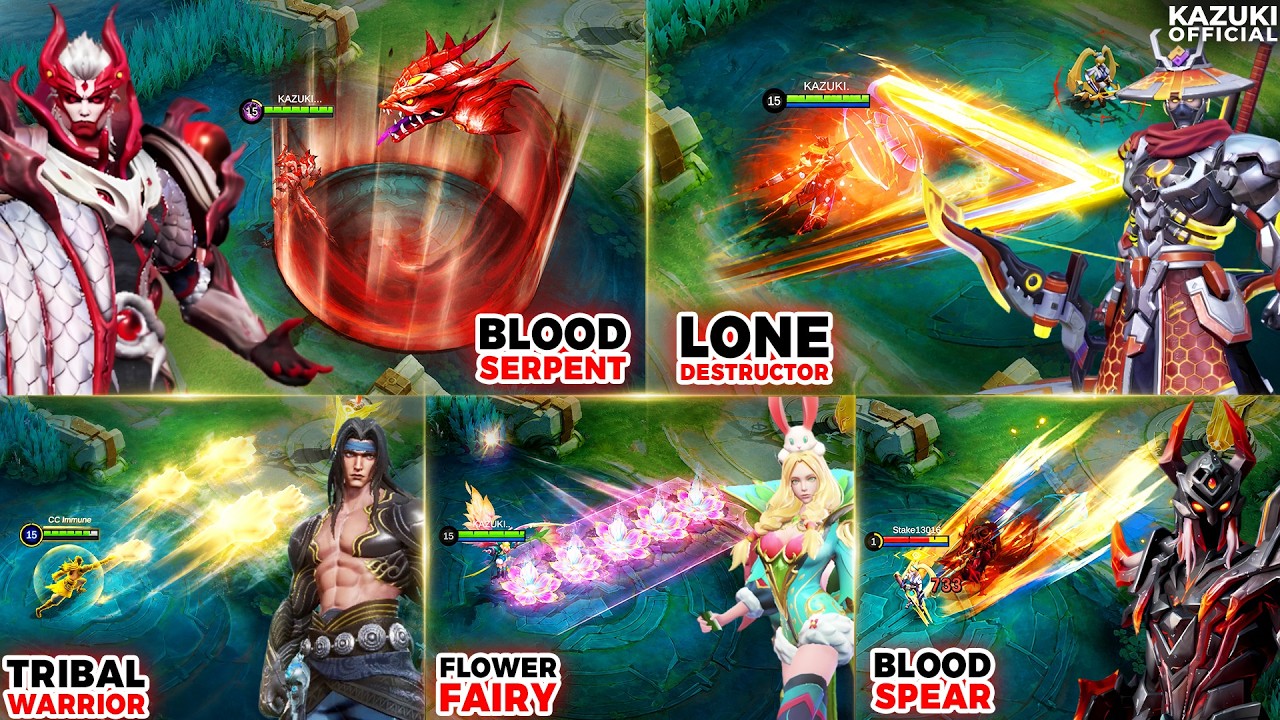 5 BIG SKIN REVAMPS! NEW VISUAL BADANG, YU ZHONG COL, YSS COL, MOSKOV EPIC & RAFAELA