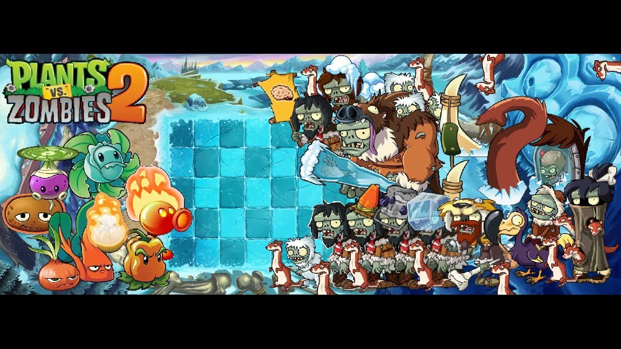Plants vs Zombies™ 2 .Между нами тает лёд  (5-10 Уровень )