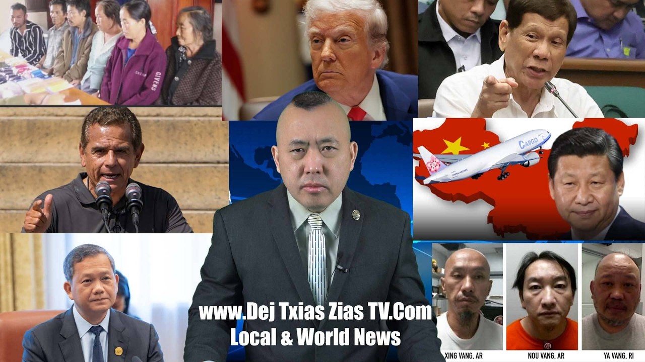 2/19/26. 3 Tug Hmoob Raug Ntes/Kev Sib Tw Nom Tswv/Neeg Meskas Raug Teeb Meem Nyob Thaib Teb.