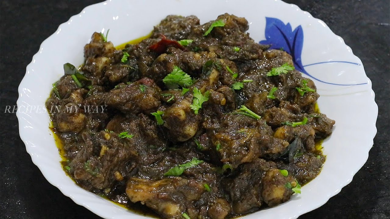 RESTAURANT STYLE CHICKEN FRY - EASY CHICKEN FRY -CHICKEN VARUVAL - CURRY LEAF PEPPER CHICKEN