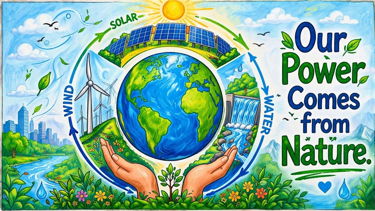 World Earth Day Poster Drawing Ideas 2026  | Our Power Our Planet Poster | Earth Day Theme 2026