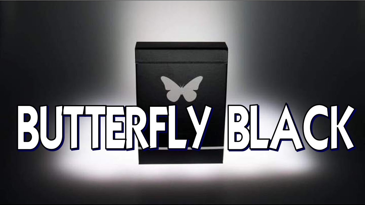 Deck Review - Butterfly Playing Cards Black by Ondrej Psenicka
