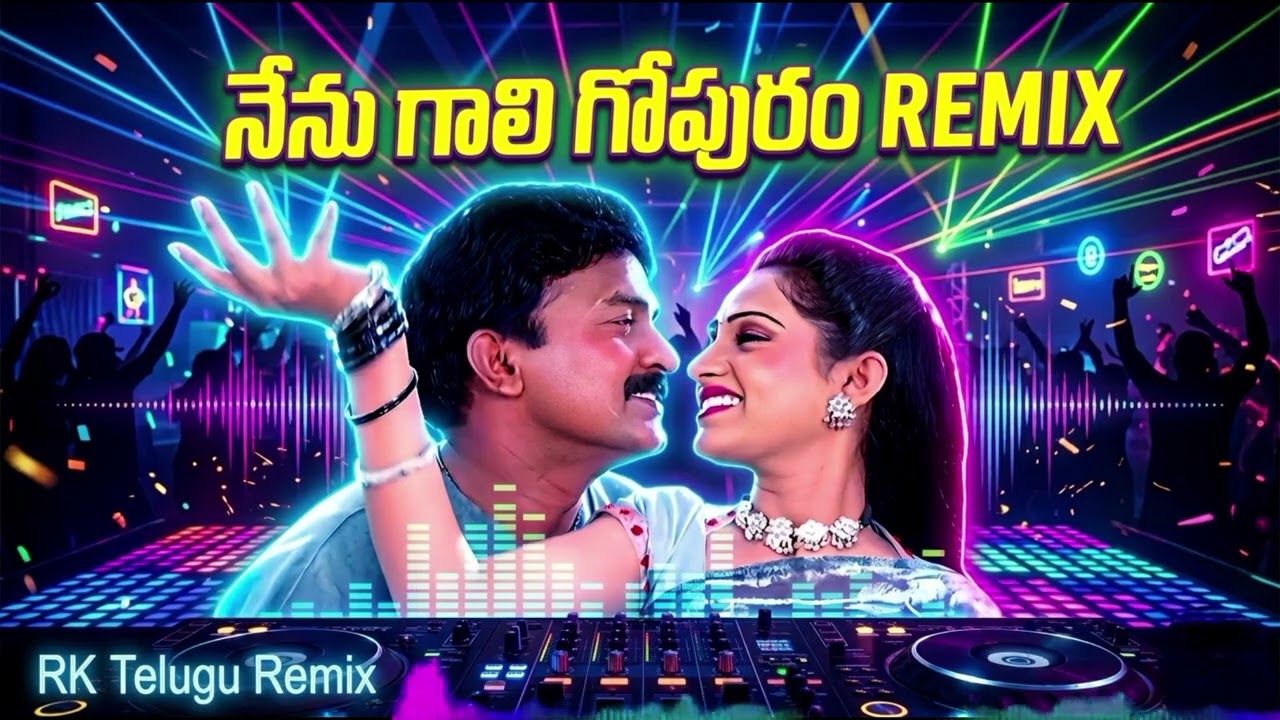 Nenu Gali Gopuram Remix 🔥 | Telugu DJ Remix Song | Full Bass Party Mix | RK Telugu Remix