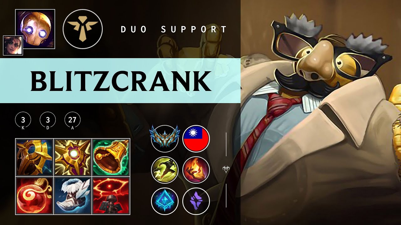 Blitzcrank Support vs Rell - TW Challenger Patch 25.24