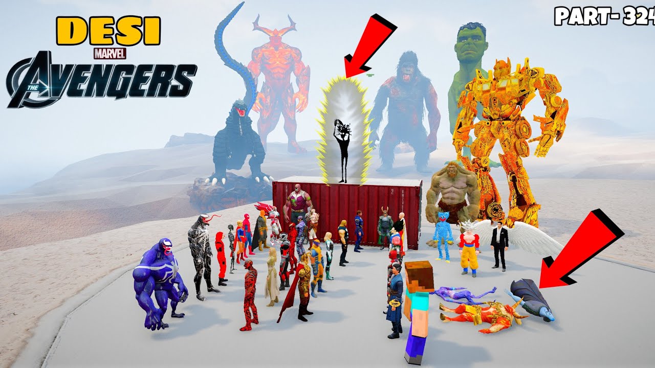 DESI Avengers and Godzilla Failed to Save Legendary God and World with ODIN and Goku in GTA 5 |#324