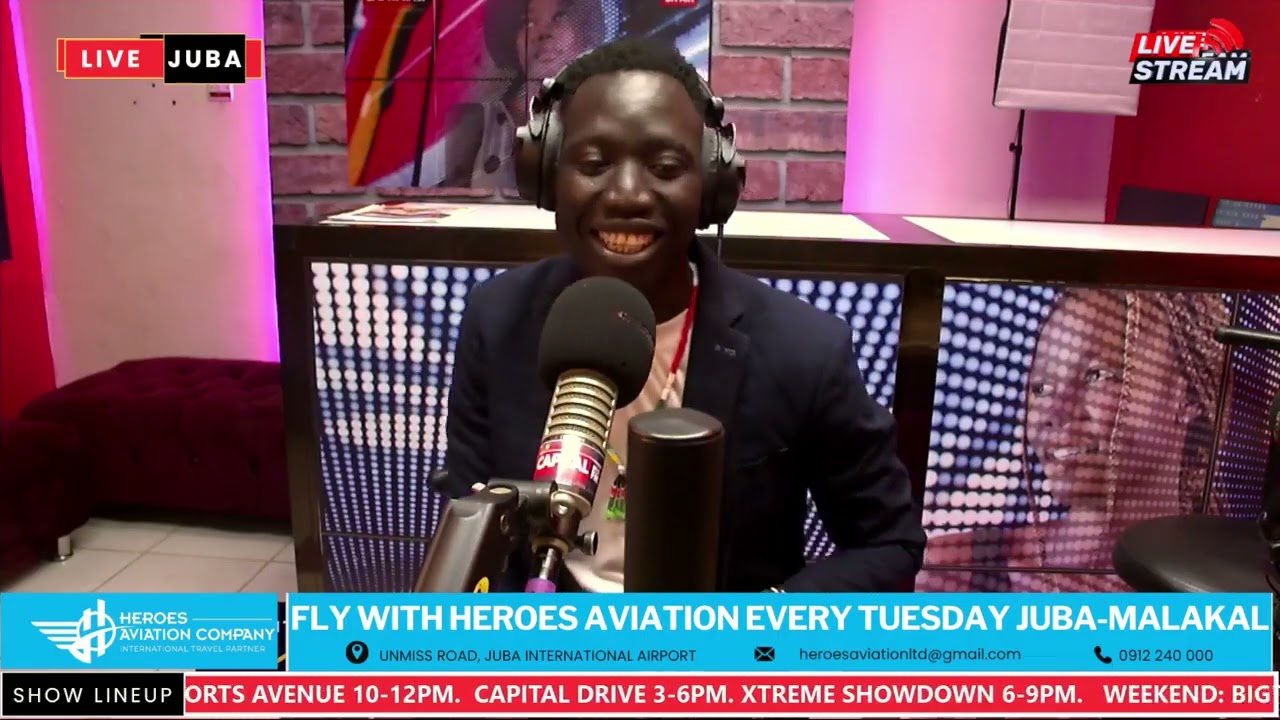 Samse speaks about his Music for Peace Concert in New York #usa on Capital FM Juba #SouthSudan #2023
