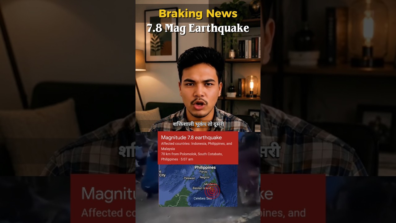 BREAKING: 2 Powerful Earthquakes Shake Asia! 😱 Philippines 7.8 | Bhutan 5.8