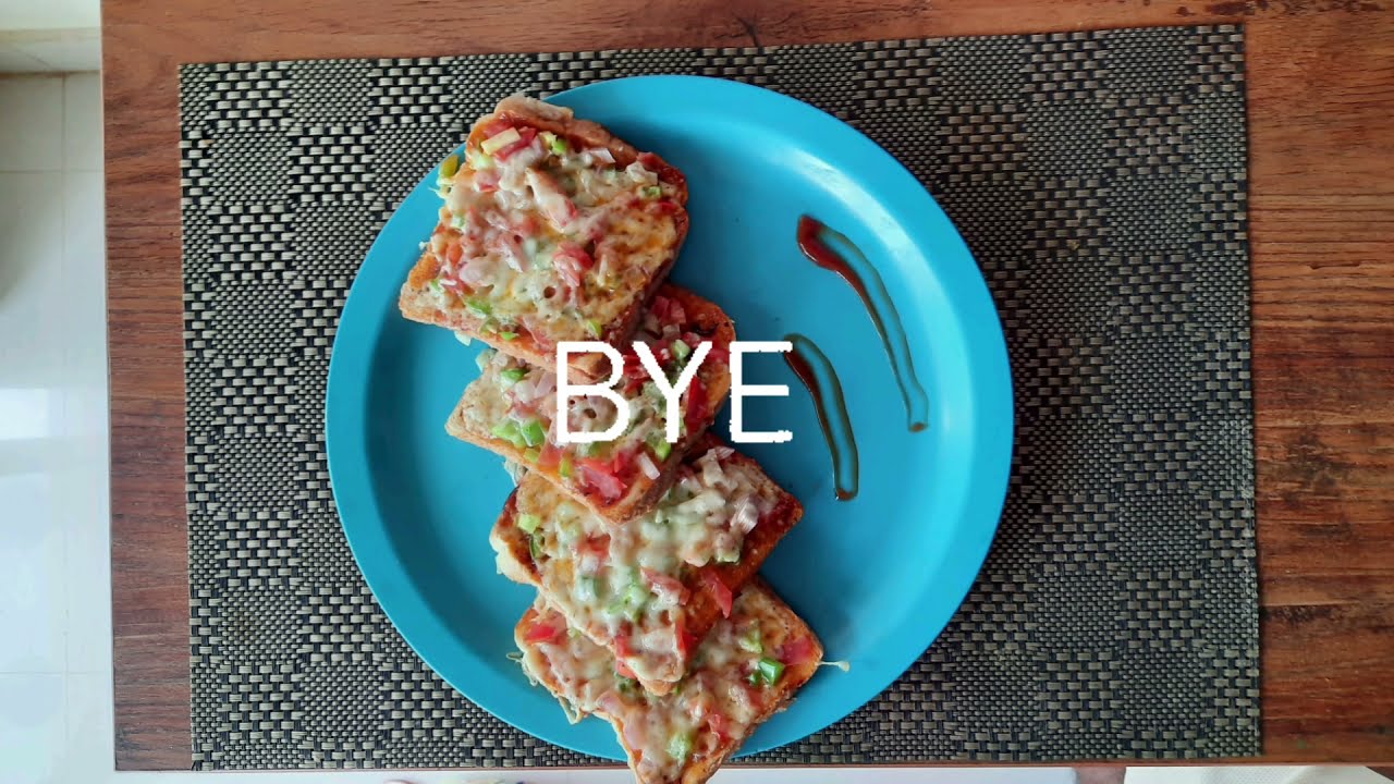 How to make Bread Pizza in Microwave!