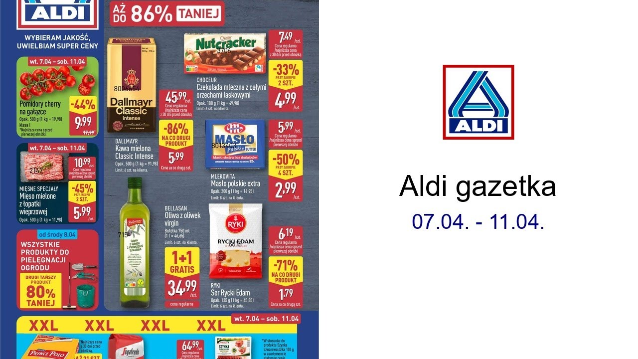 Aldi gazetka 07.04. - 11.04.