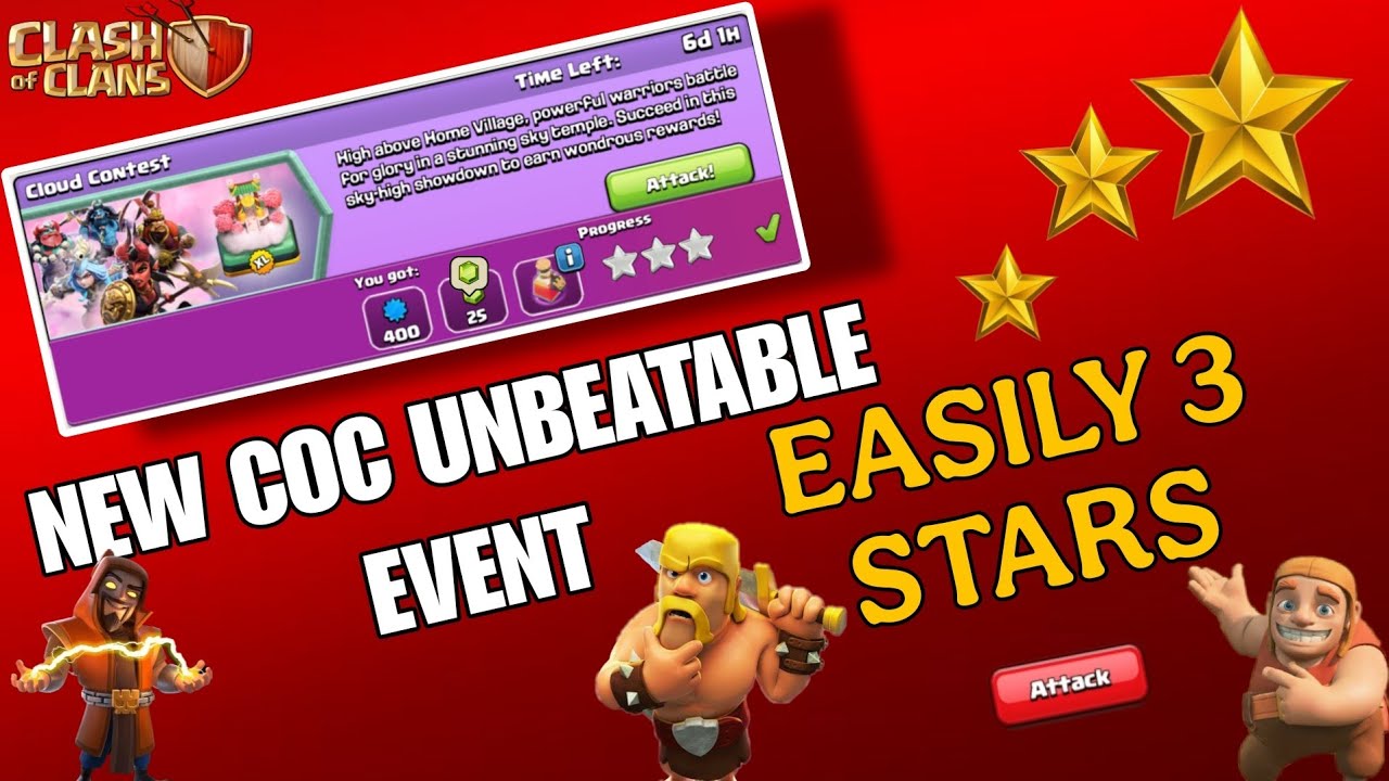 NEW COC UNBEATABLE EVENT EASILY 3 STARS ⭐ ⭐ ⭐ 