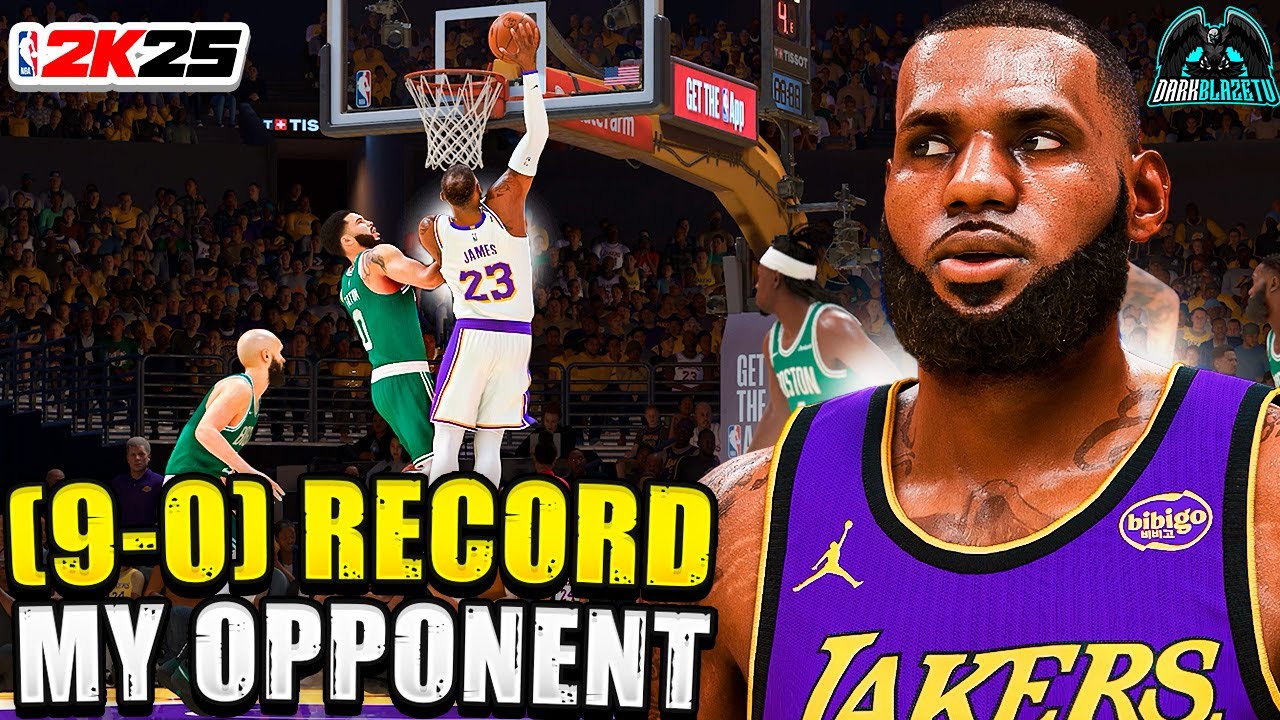 Lebron James ran into an Undefeated Opponent in Play Now Online NBA 2K25!
