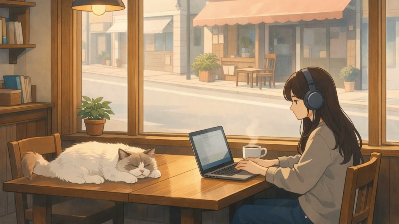 Lo-Fi × 放鬆心情 × 讀書陪伴 Lo-Fi Chill Music | Calm Beats for Reading & Ease 🌿 Cozy Beats for Focus 🕯️