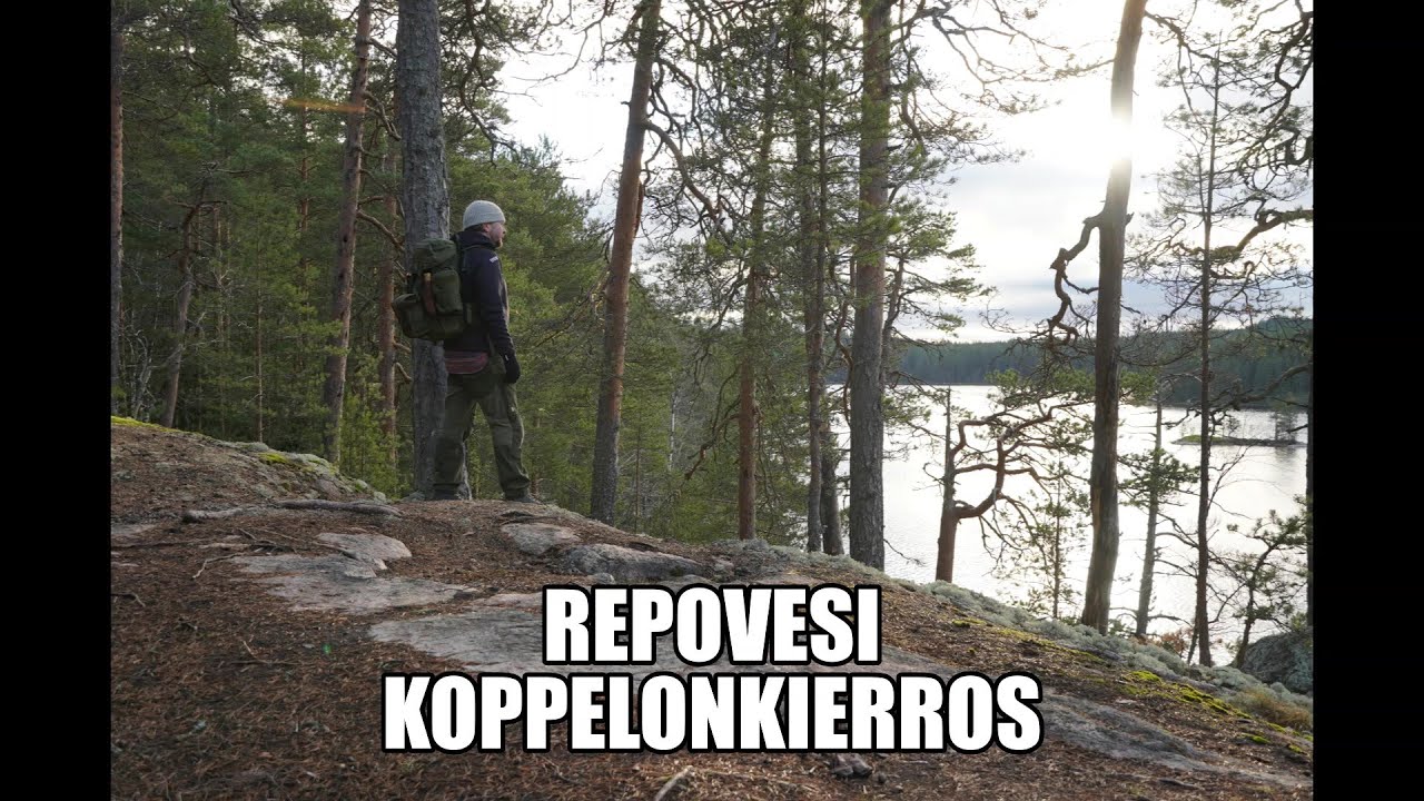 Retkeily ja ulkoilu. Koppelon kierros Repovesi Kouvola.