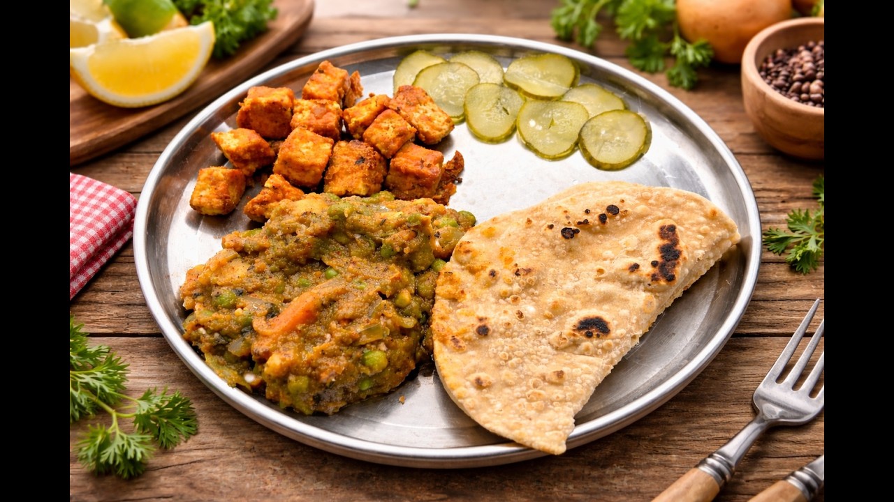 Homestyle Indian Meal with Spiced Tofu & Mixed Veg Curry @AkhinayaArogyamayaKitchen  #food #health