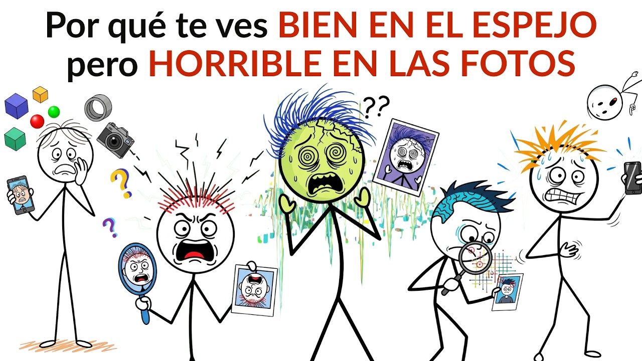 Por qué te ves bien en el espejo pero horrible en las fotos