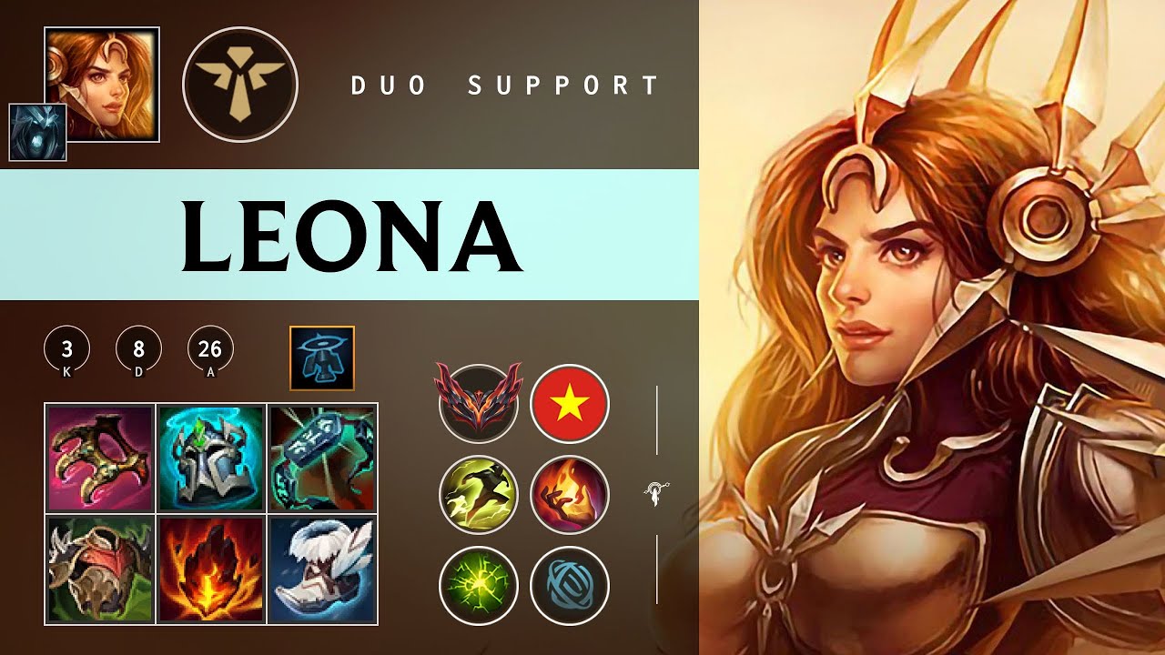 Leona Support vs Janna - VN Grandmaster Patch 26.01