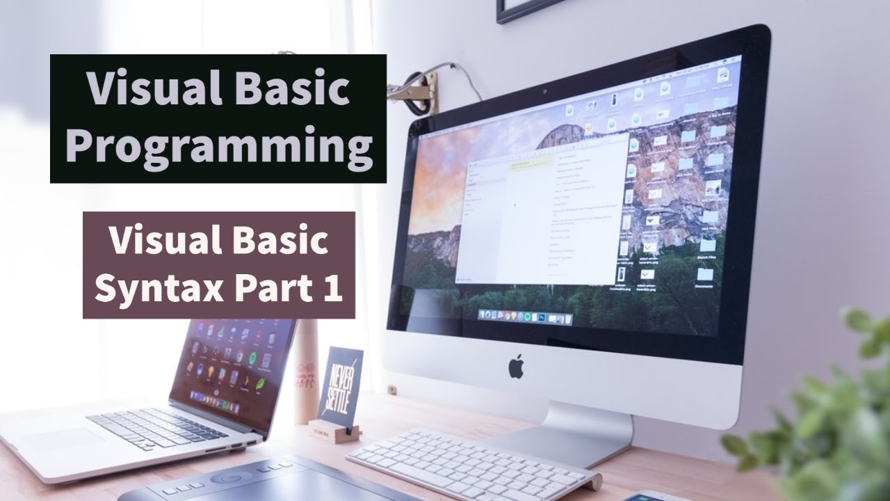 Visual Basic Syntax and VB Basics 1 || Microsoft Visual Studio || Visual Basic Programming Tutorial
