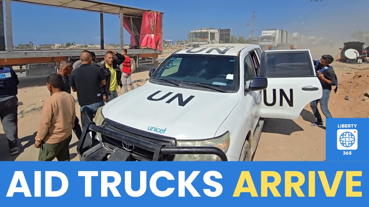Gaza CEASEFIRE: 173 Aid Trucks Cross as Trump’s Plan UNFOLDS