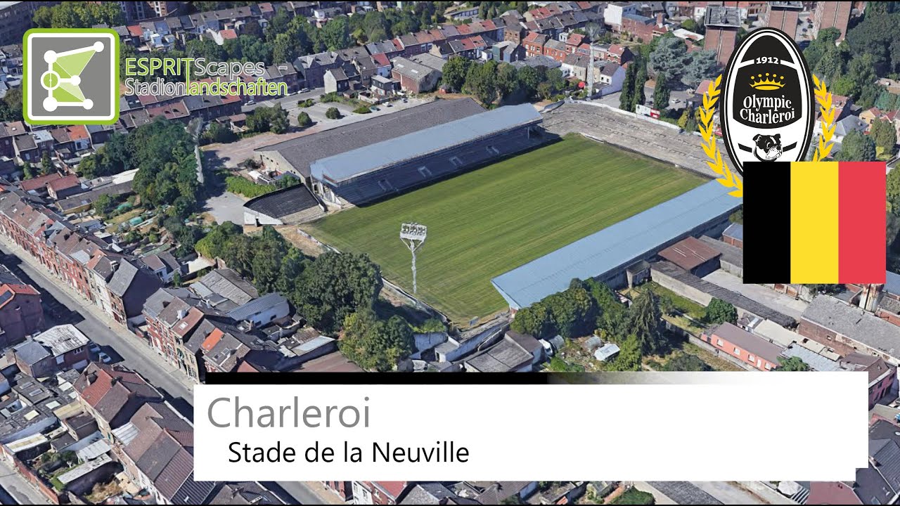 Stade de la Neuville | Olympic Club Charleroi | Google Earth 360° Rotation
